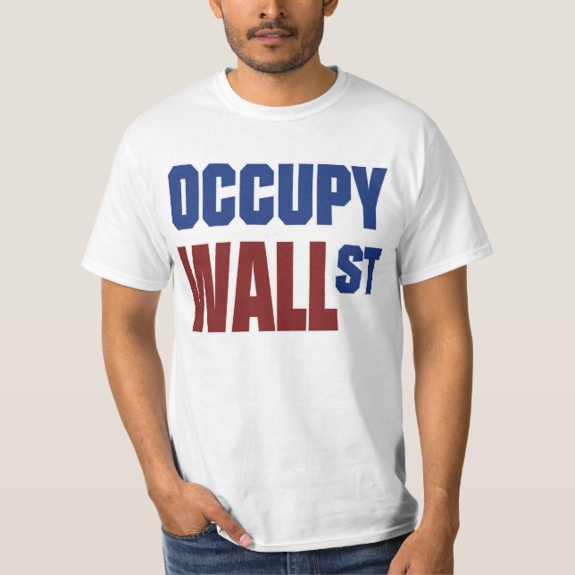 Camiseta Ocupe Wall Street (Anverso)