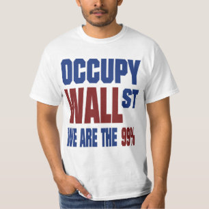 Camiseta Ocupe Wall Street que somos los 99%