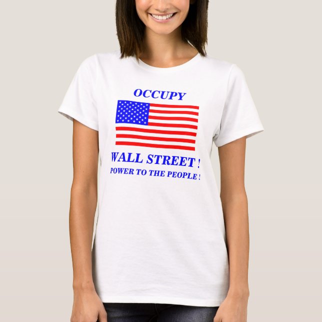 CAMISETA ¡OCUPEN EL PODER DE LA CALLE PARA EL PUEBLO! (Anverso)