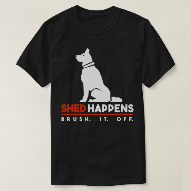 Camiseta Ocurre la crema de perro (Diseño del anverso)