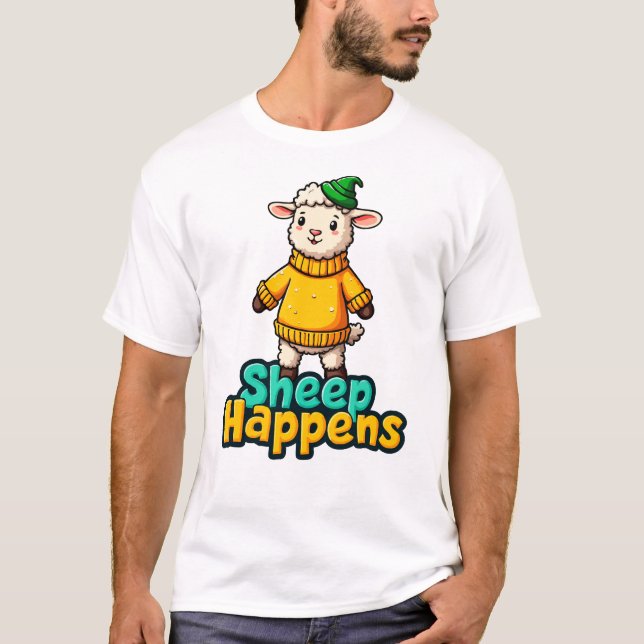 Camiseta Ocurre la oveja (Anverso)