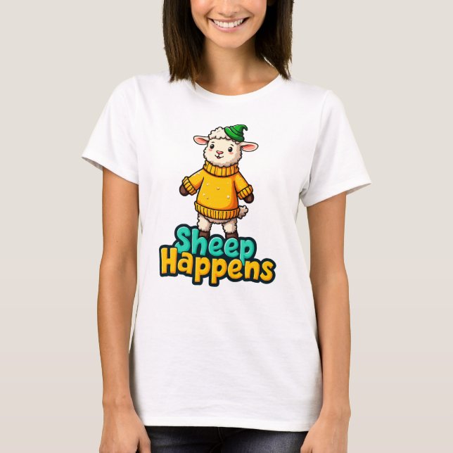 Camiseta Ocurre la oveja (Anverso)