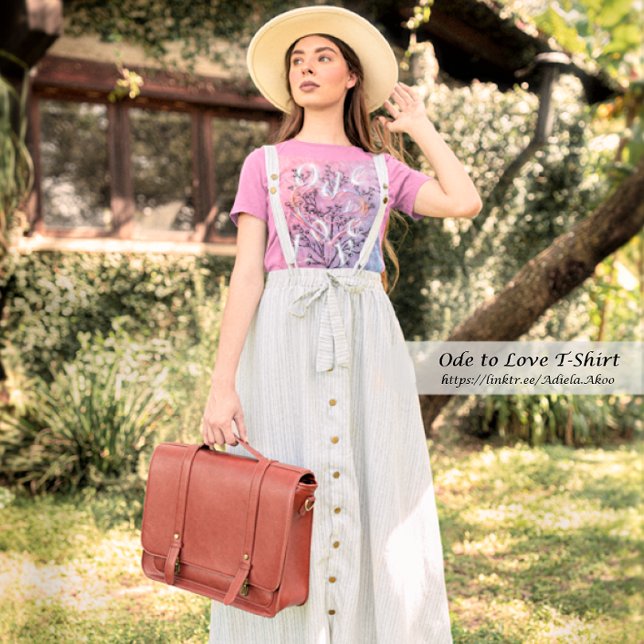 Camiseta - Oda al diseño del amor por la poeta Adi (Subido por el creador)