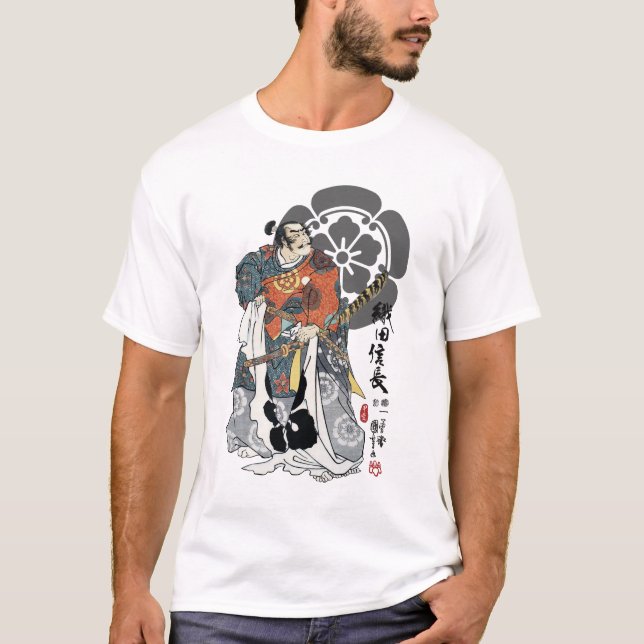 Camiseta Oda Nobunaga Ukiyo-e (Anverso)