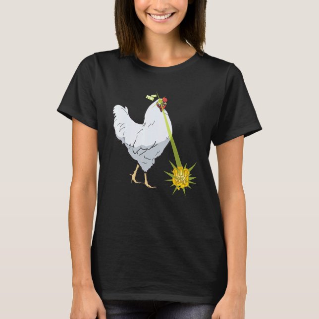 Camiseta Odd Squad Laser Chicken 1 (Anverso)