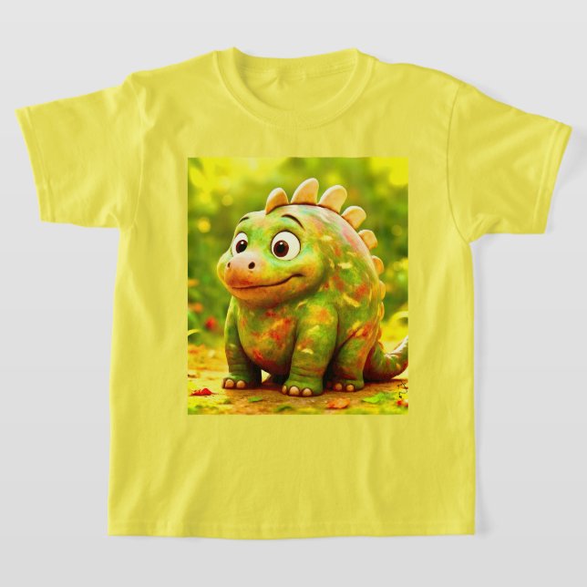 Camiseta OddFriends - Poster de Cute Chubby Dino (Distribución)