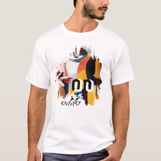 Camiseta ODDO Arte de Pincel Abstracto | Expresión Colorida