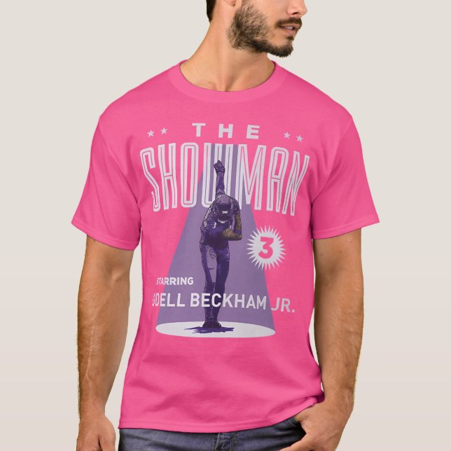 Camiseta Odell Beckham Jr. The Showman (Anverso)