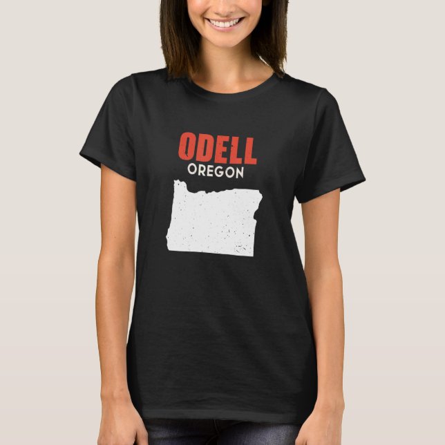 Camiseta Odell Oregon Estados Unidos Estados Unidos Viaje O (Anverso)