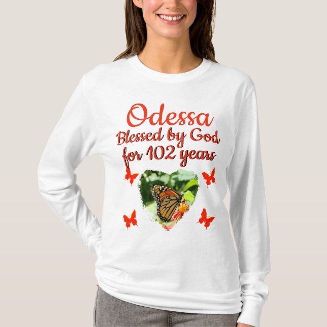 Camiseta Odessa 102 Cumpleaños (Anverso)