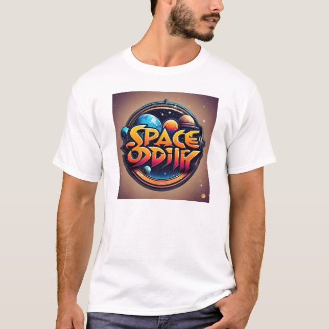 Camiseta Odez espacial de Oddball Cow (Anverso)