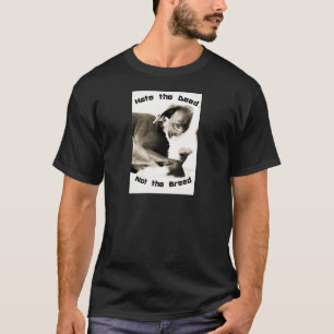 Camiseta odia la acción no la raza pitbull