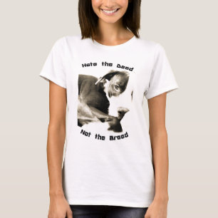 Camiseta odia la acción no la raza pitbull