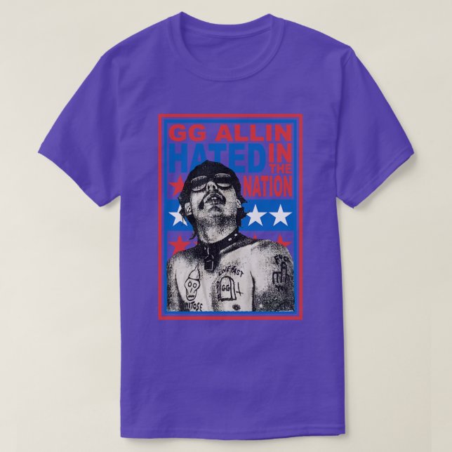 Camiseta Odiado en la nación (Diseño del anverso)