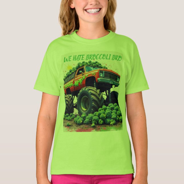 Camiseta Odiamos el brócoli hermano (Anverso)