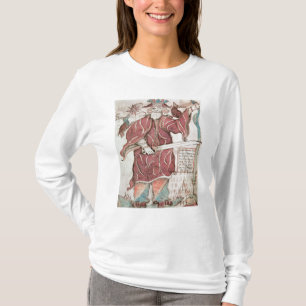 Camiseta Odin, con sus dos cuervos, Hugin y Munin