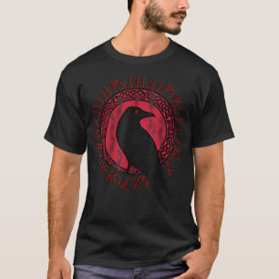 Camiseta Odin Cuervos Huginn & Muninn VEGVISIR Vikingos
