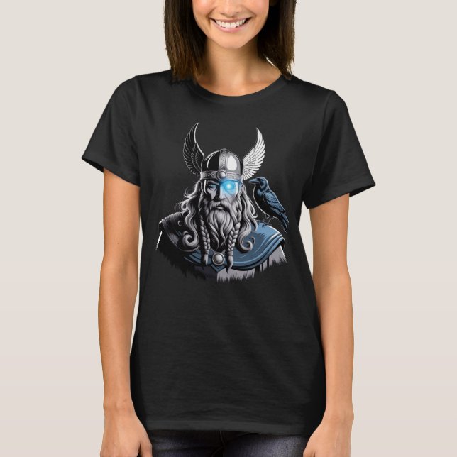 Camiseta Odin los vikingos Dios no mito (Anverso)