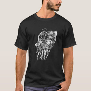 Camiseta Odin Motif Hoodie, Viking Deity, Warrider Rider Sw