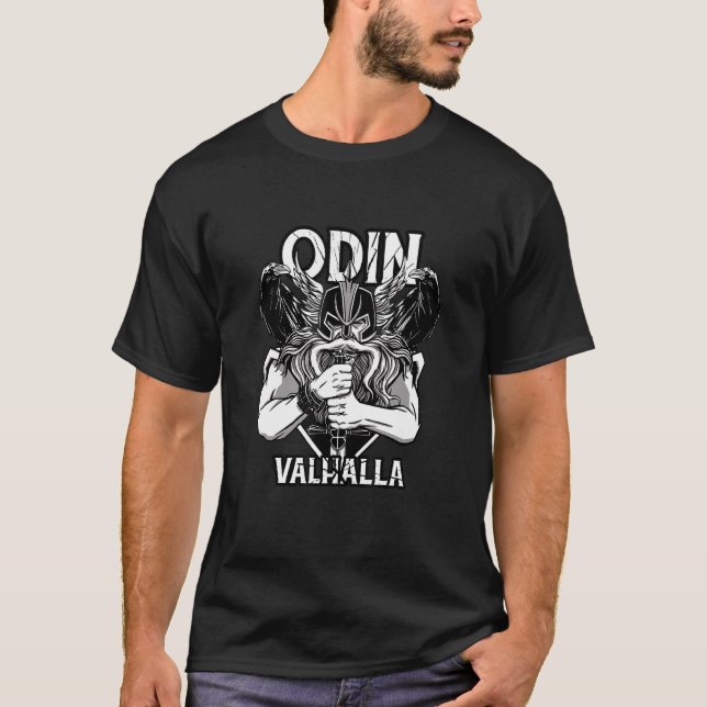 Camiseta Odin Old Norse God Valhalla (Anverso)