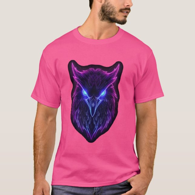 Camiseta Odin Raven en el violeta Vikhalla Pagan (Anverso)