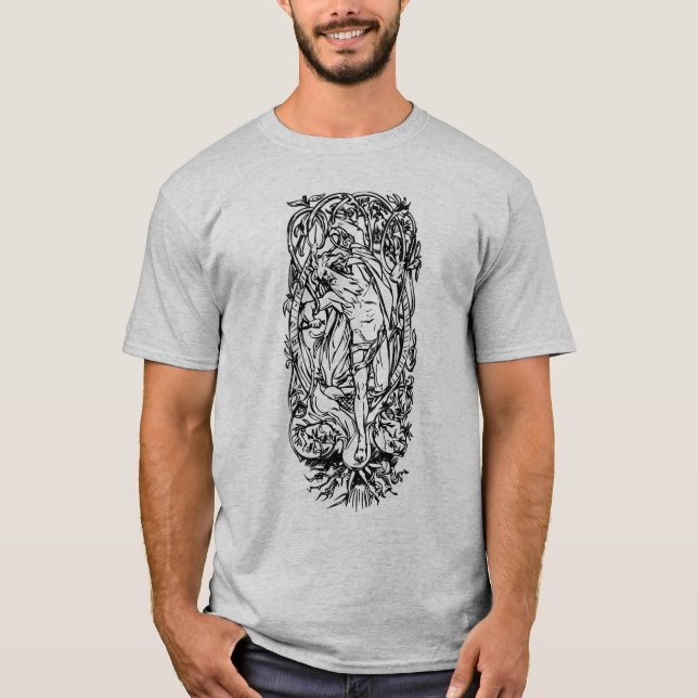 Camiseta Odin sobre Yggdrasil (Anverso)