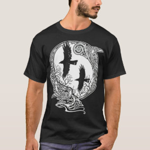 Camiseta Odin's Ravens  Hugin And Munin  Huginn And Muninn 