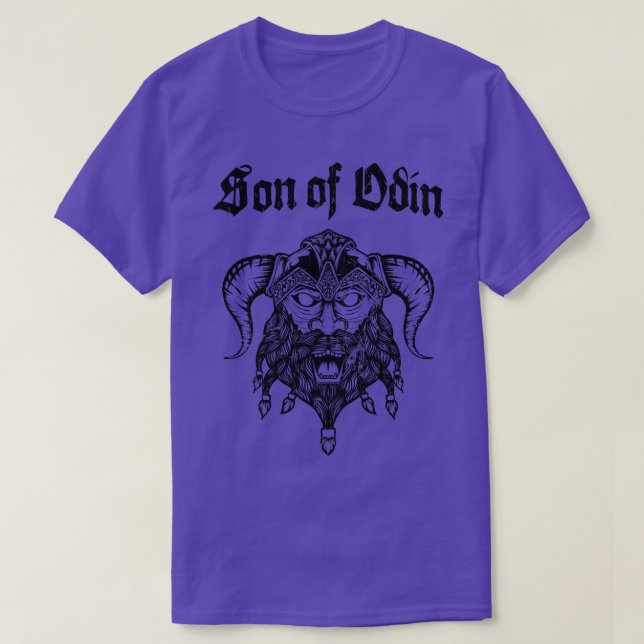 Camiseta Odins Son Viking Warrior Nordmann Bart (Diseño del anverso)