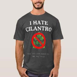 Camiseta Odio a Cilantro