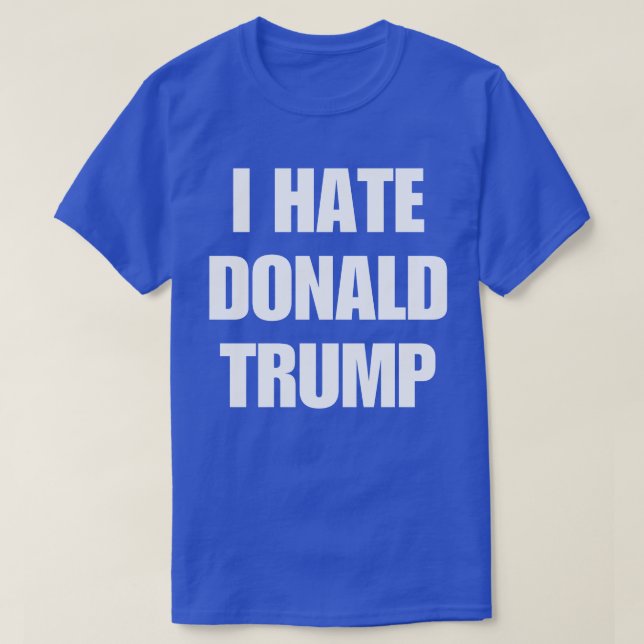 Camiseta Odio a Donald Trump (Diseño del anverso)
