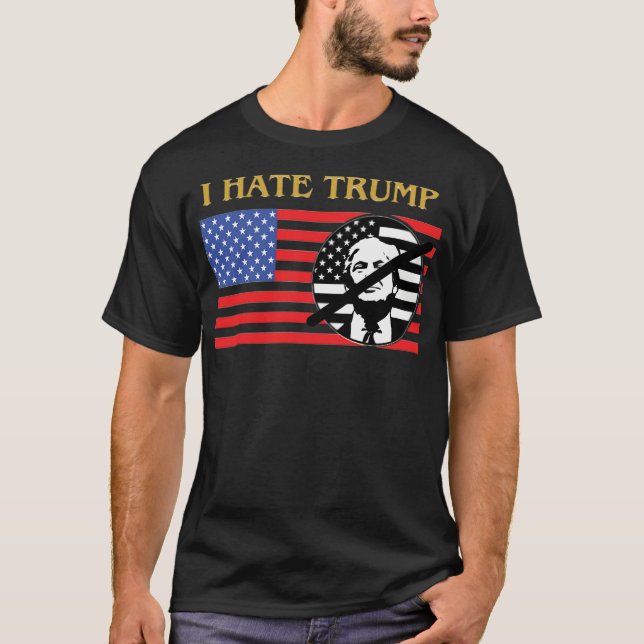Camiseta Odio a Donald Trump (Anverso)