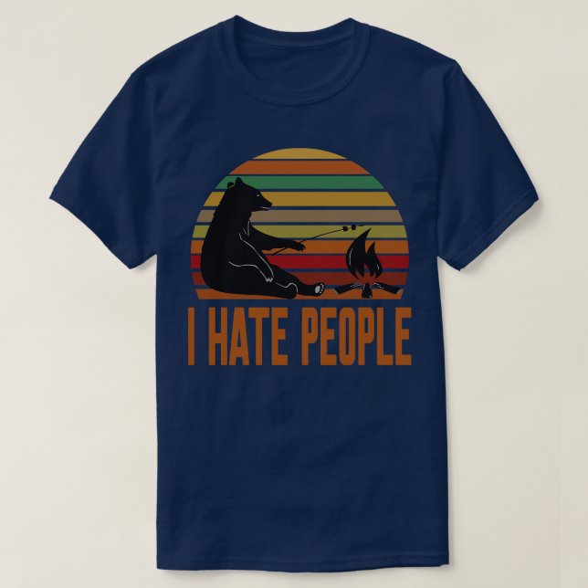 Camiseta Odio a la gente (Diseño del anverso)