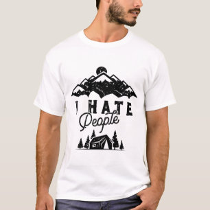 Camiseta odio a la gente