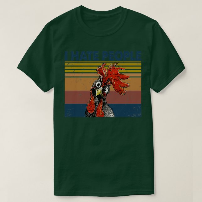 Camiseta Odio a la gente (Diseño del anverso)