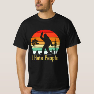 Camiseta Odio a la gente   Bigfoot Retro