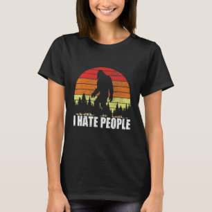Camiseta Odio a la gente Chiste familia sarcástica 2