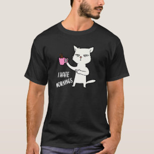 Camiseta Odio A La Gente Por La Mañana Y Por Las Mañanas Y