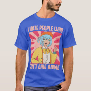 Camiseta Odio a la gente que no le gusta el divertido chico