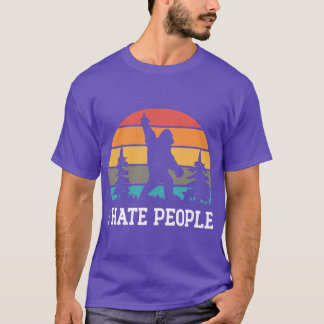 Camiseta Odio a la gente Sasquatch