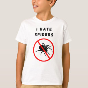 Camiseta Odio a las arañas