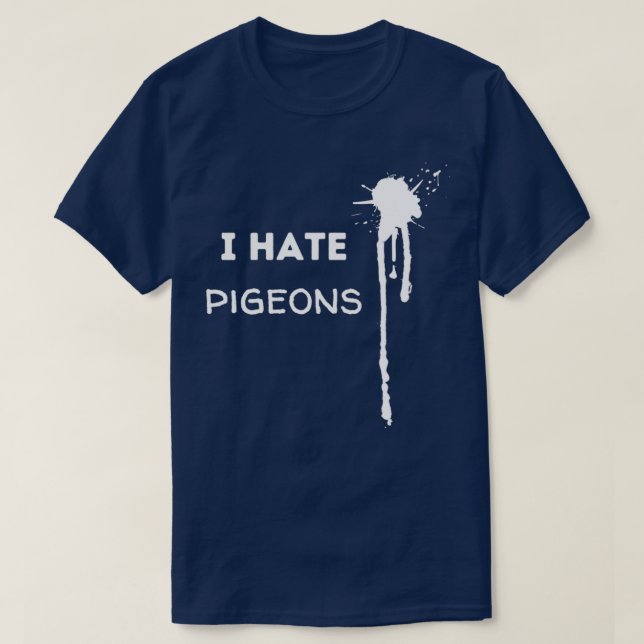 Camiseta Odio a las palomas (Diseño del anverso)