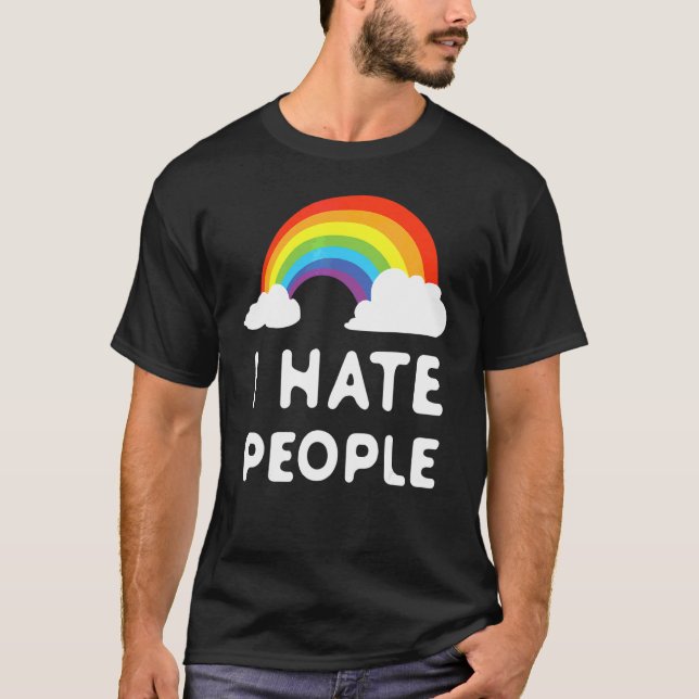 Camiseta Odio a las personas (Anverso)