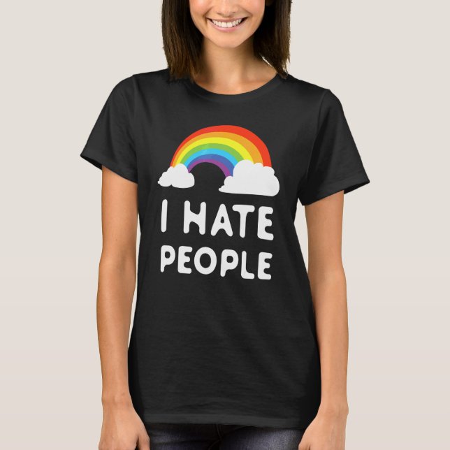 Camiseta Odio a las personas (Anverso)