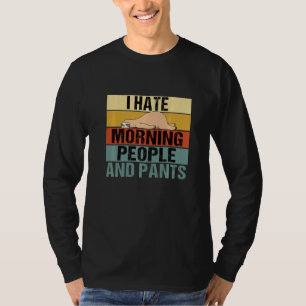 Camiseta Odio a las Personas Mañaneras y los Pantalones Per