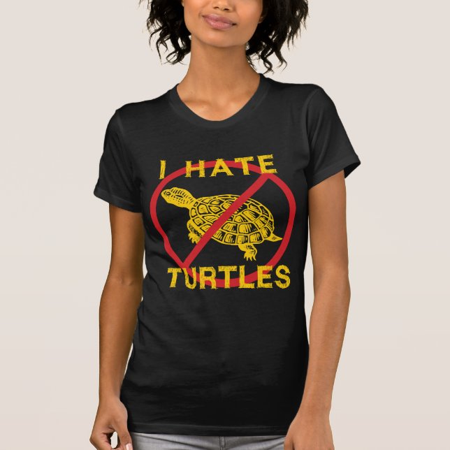 Camiseta Odio a las Tortugas (Anverso)