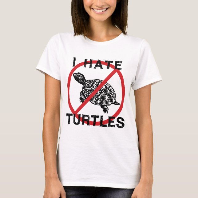 Camiseta Odio a las Tortugas (Anverso)