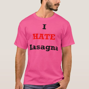 Camiseta Odio a Lasagna