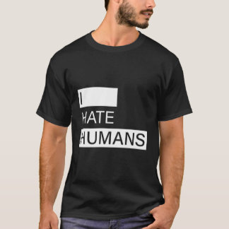 Camiseta Odio a los humanos divertidos antisociales