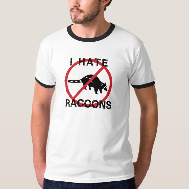 Camiseta Odio a los Mapaches (Anverso)