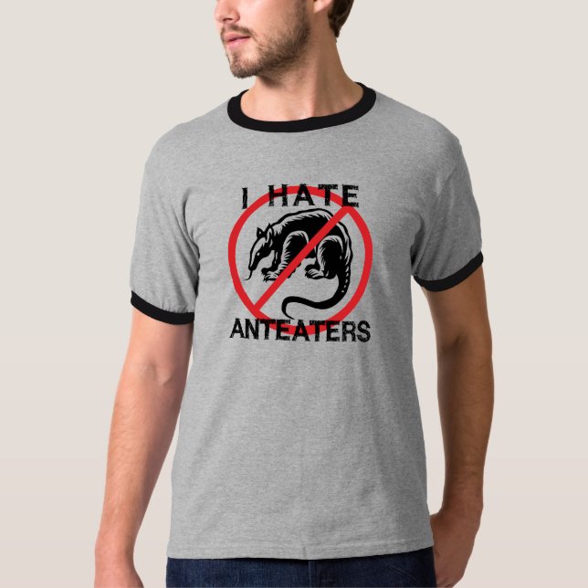 Camiseta Odio a los osos hormigueros (Anverso)